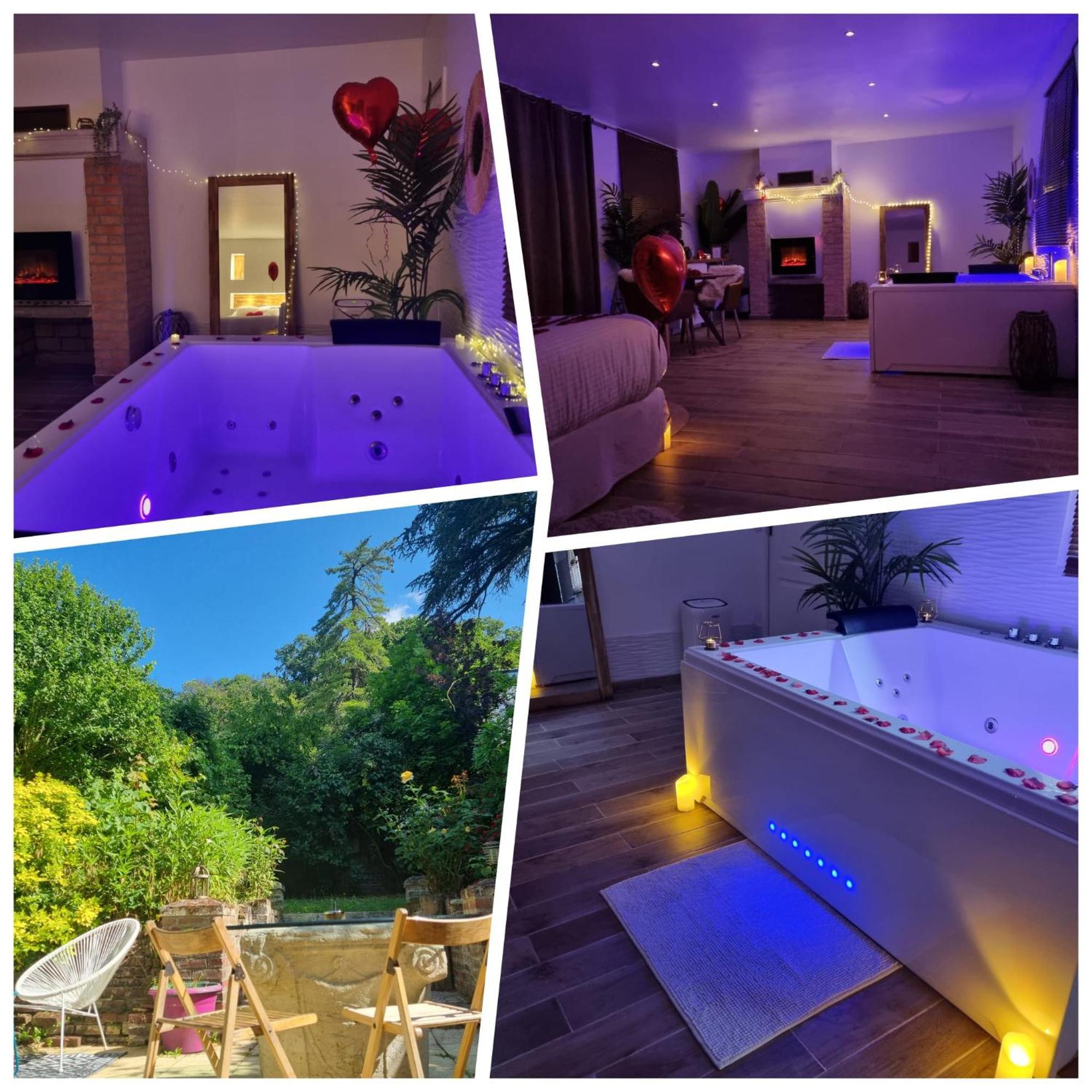 Loft De Luxe Jacuzzi Et Jardin Privatif 10 Minutes De Stade De France Saint-Prix (Val d'Oise) Exterior foto